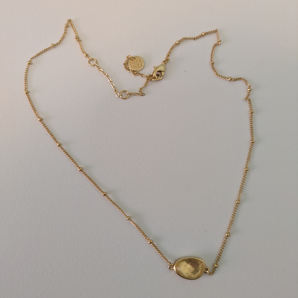 Pura Vida Gold Necklace with Pendant